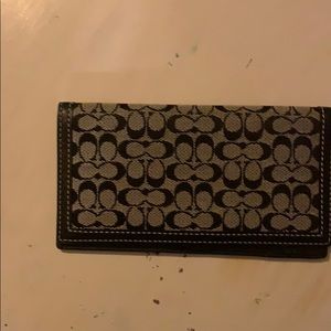 Coach wallet and checkbook holder